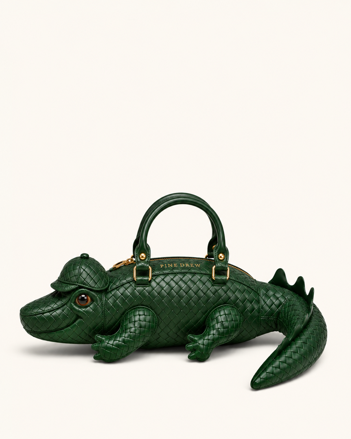 Monsieur Croco in Interwoven Vegan Leather