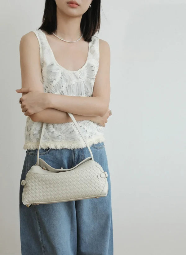 Linea Intrecciata bag in pure leather