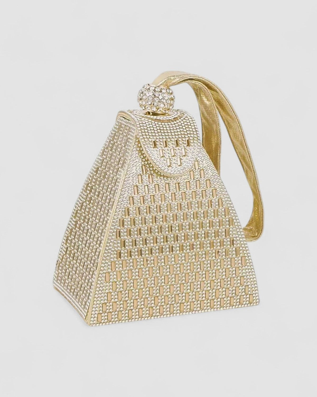 Claire Crystal Pyramid Handbag