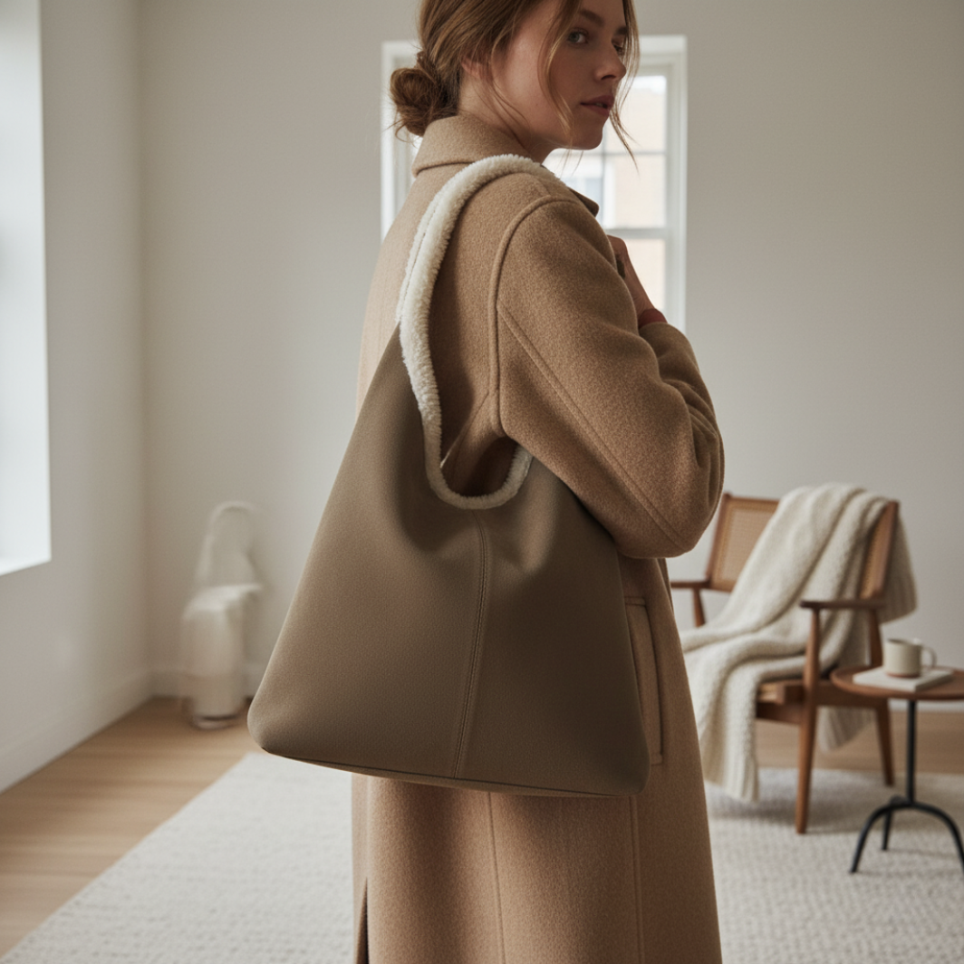 Solace Shearling Tote