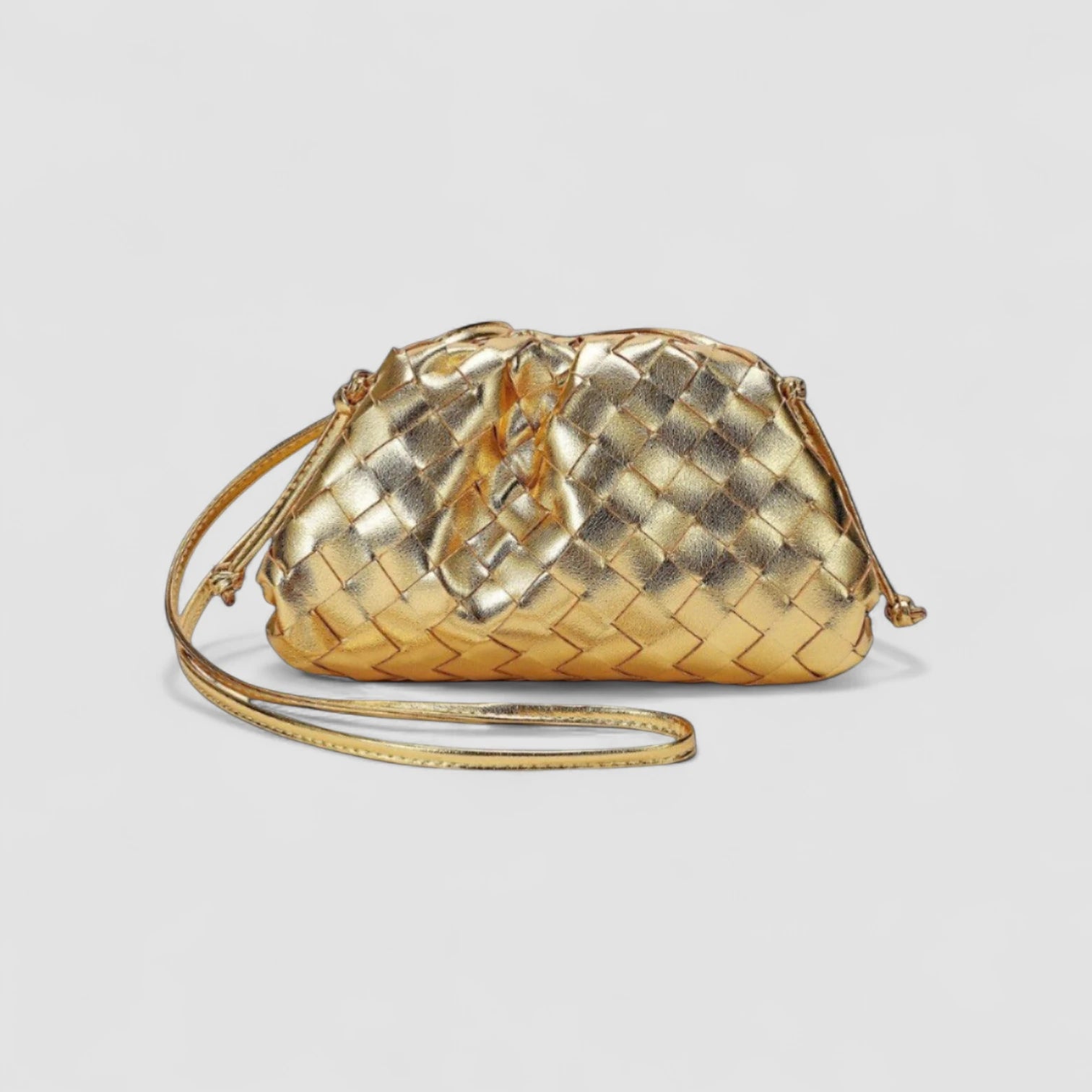 Donna Small Clutch Bag in Pure Leather