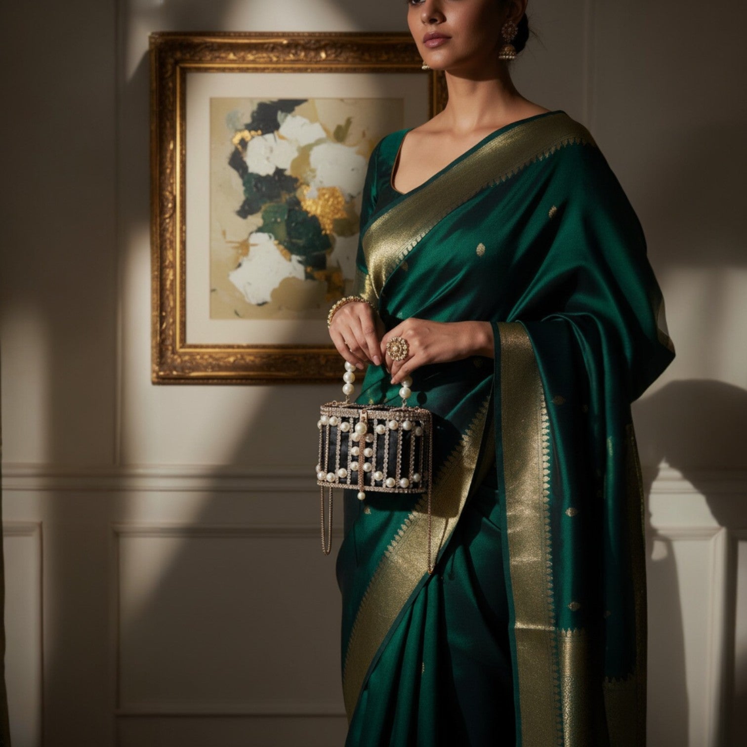 Maharani Pearl Evening Casket