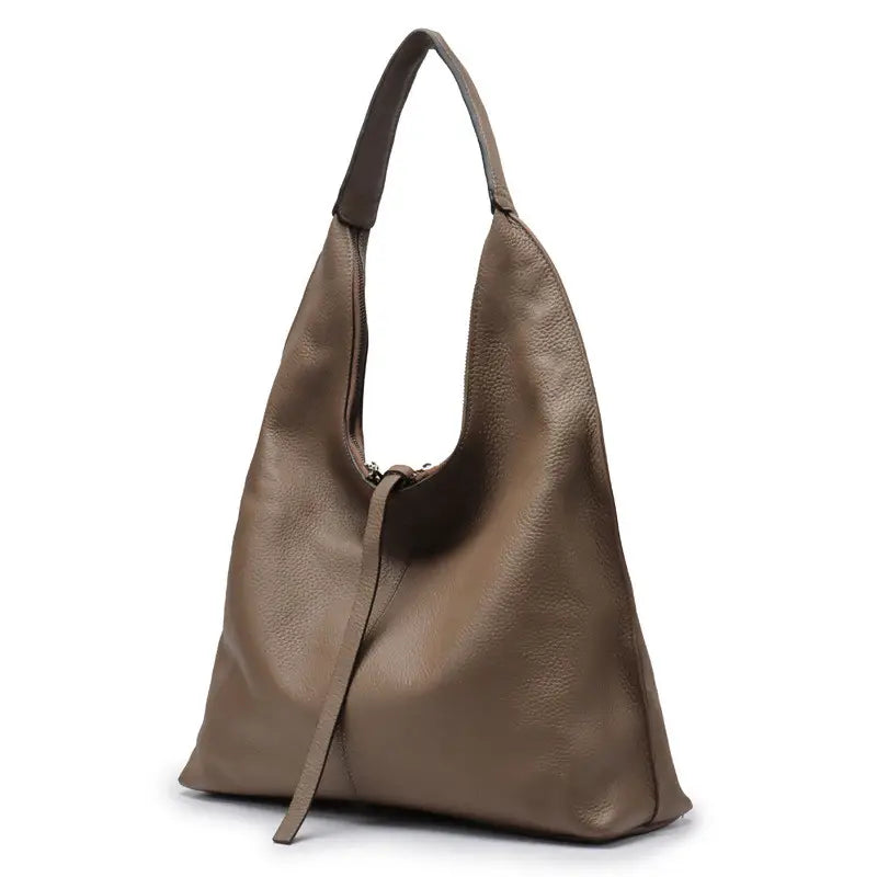 Kiva Leather Bag Inspired by Qutub Minar