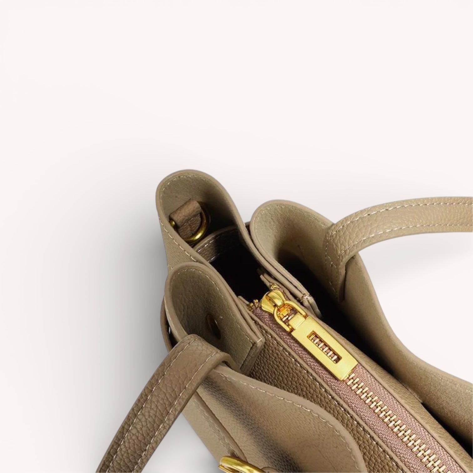 Valen Structured Tote in Pure Leather
