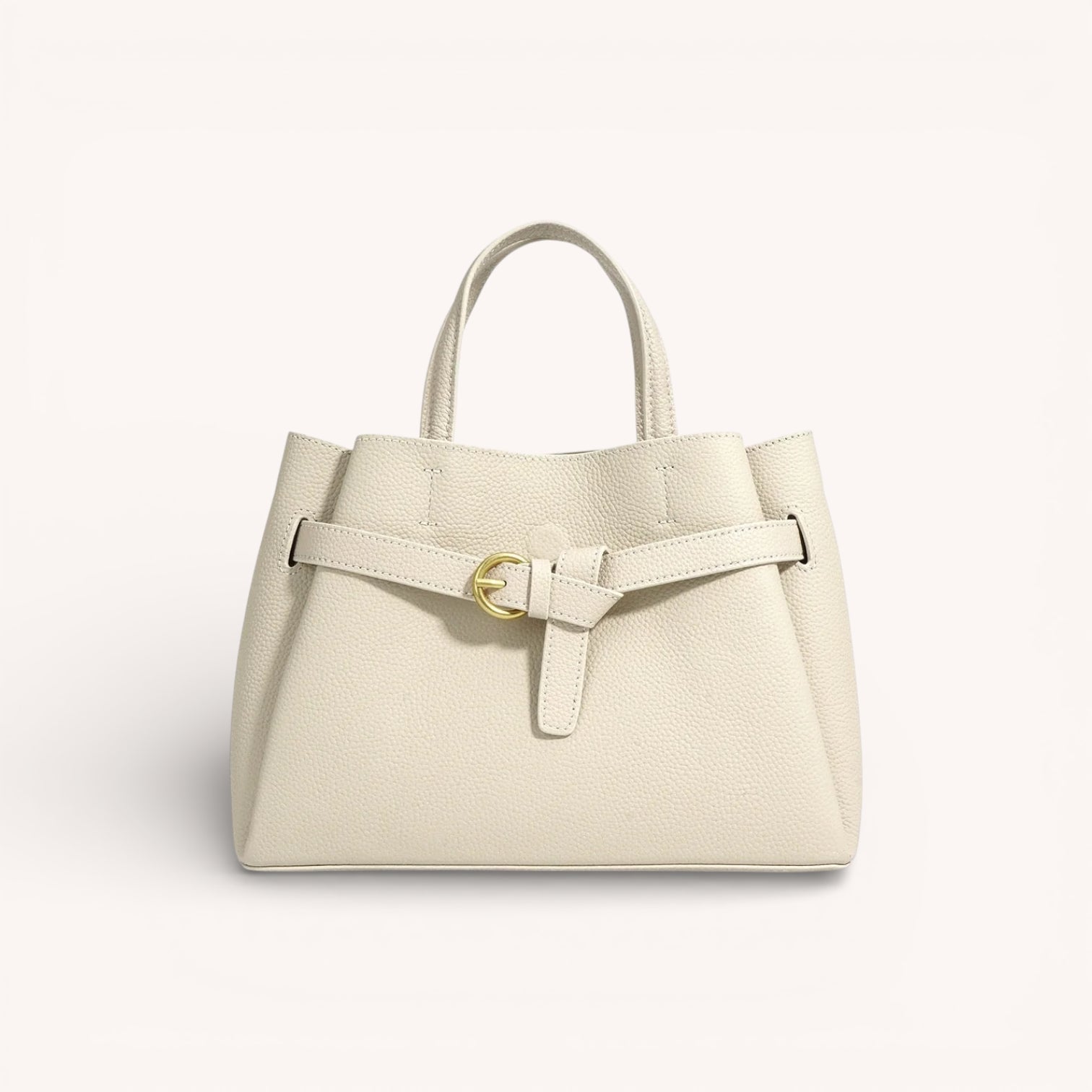 Valen Structured Tote in Pure Leather