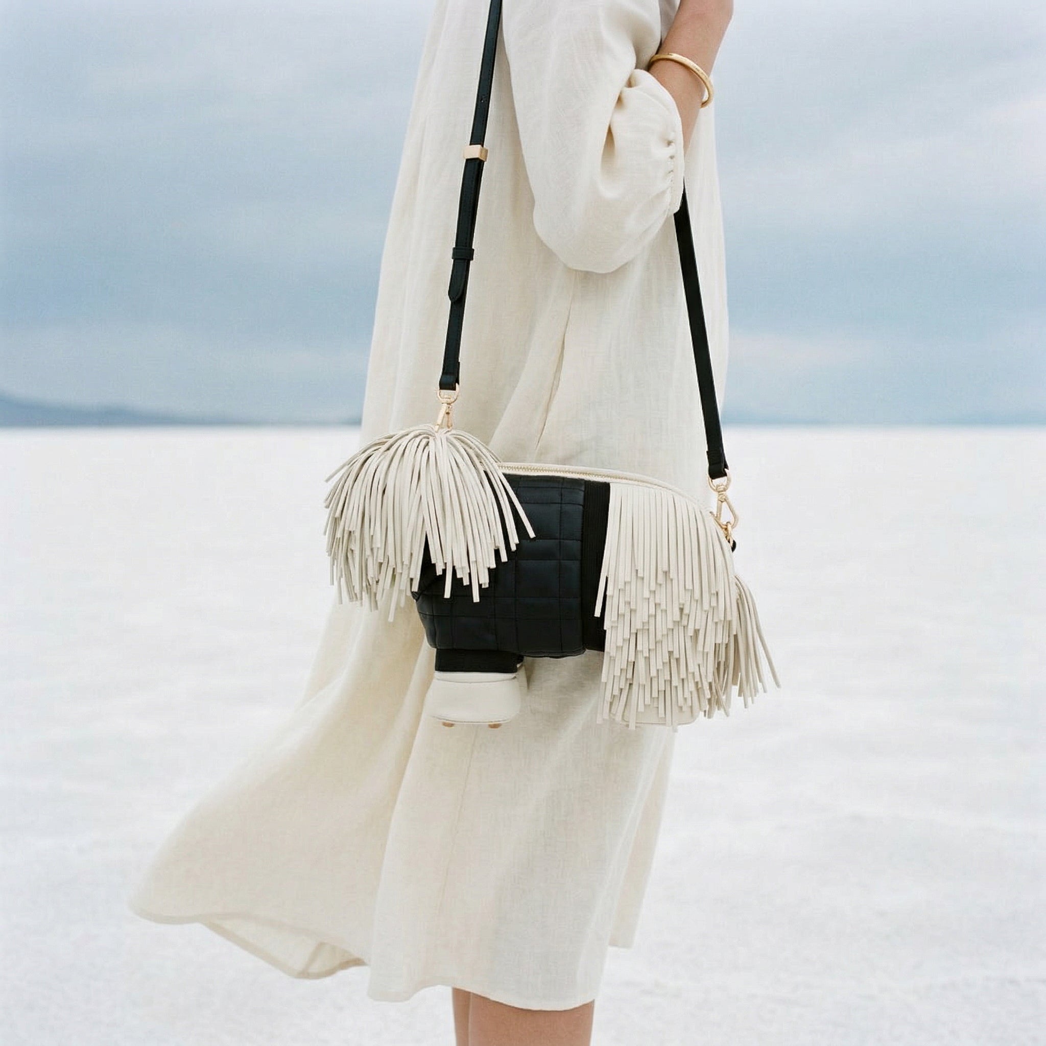 Fringe Pup Couture Bag