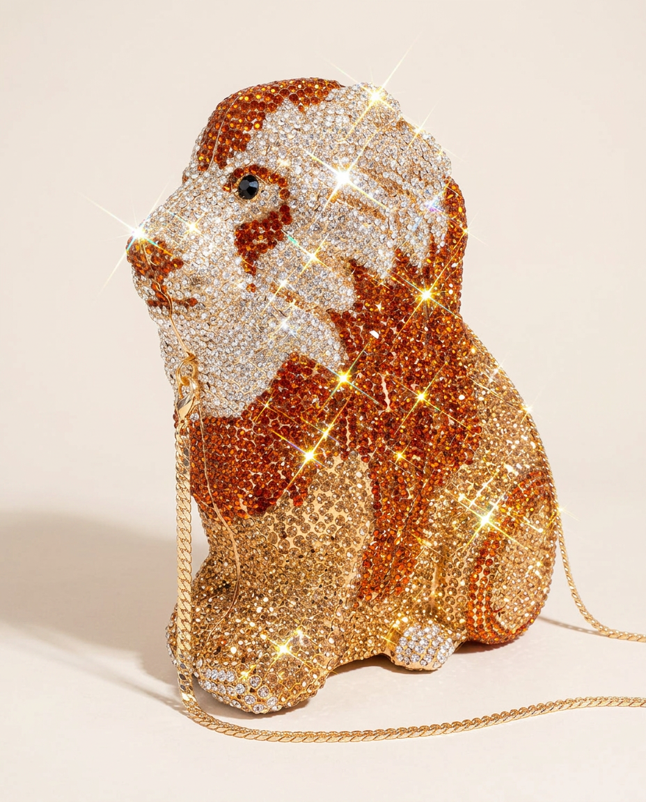 Regal Crystal Clutch