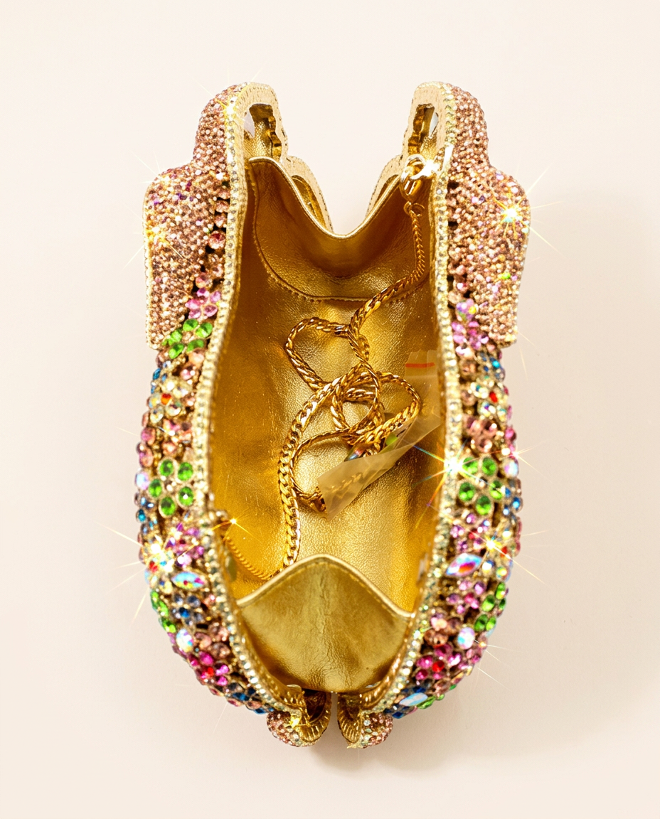 Bunny Crystal Clutch