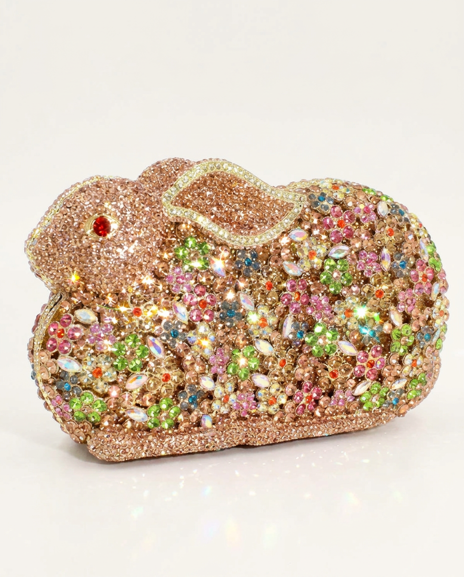 Bunny Crystal Clutch