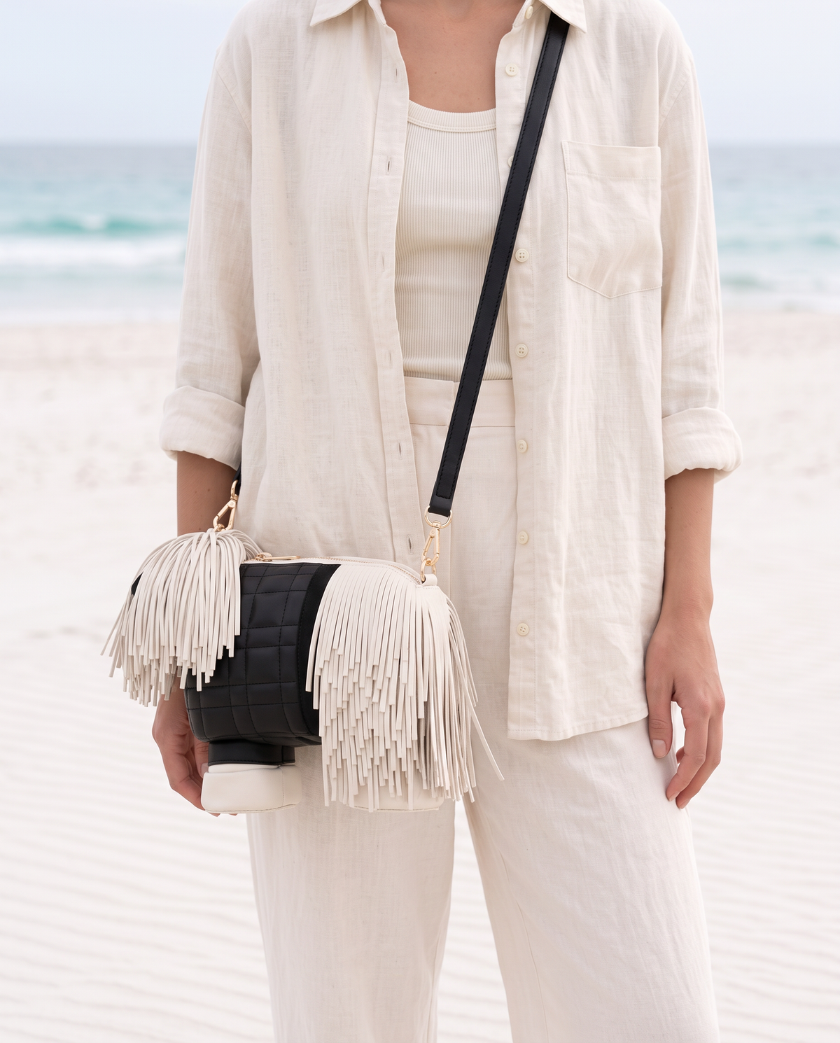 Fringe Pup Couture Bag