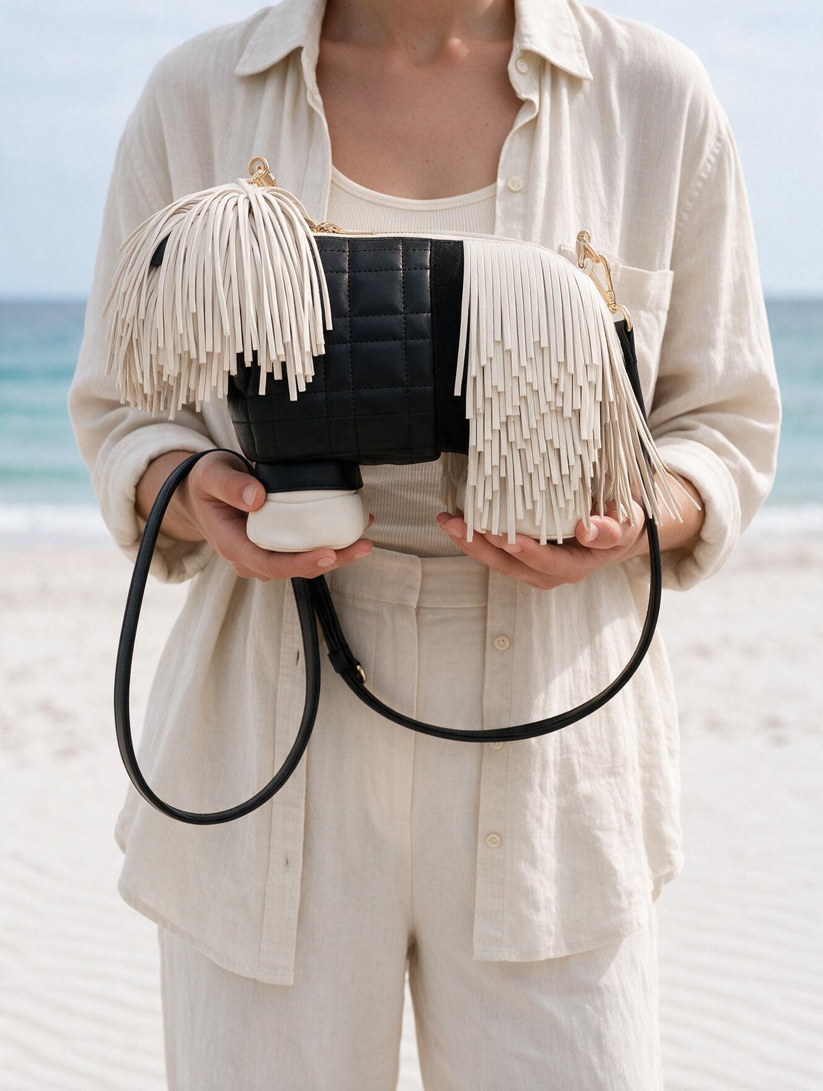 Fringe Pup Couture Bag