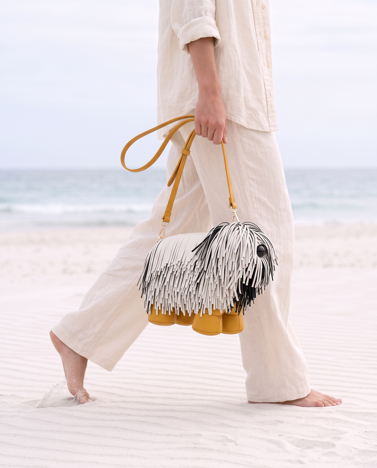 Fringe Pup Couture Bag