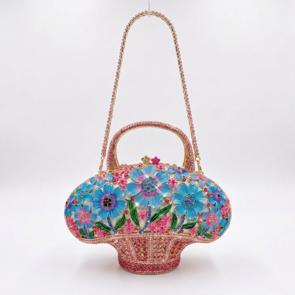 Bluebell Basket Crystal Bag