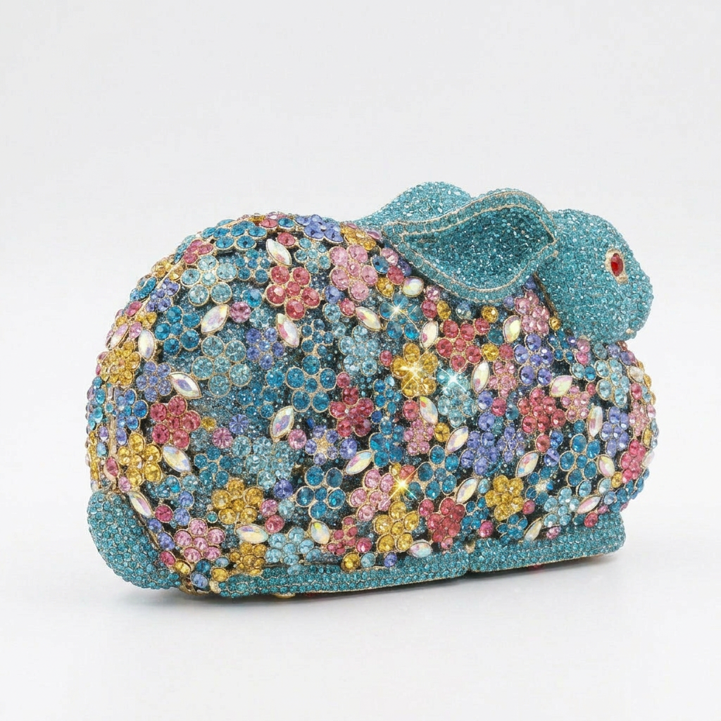 Bunny Crystal Clutch