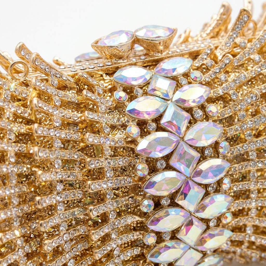 Wings Crystal Clutch