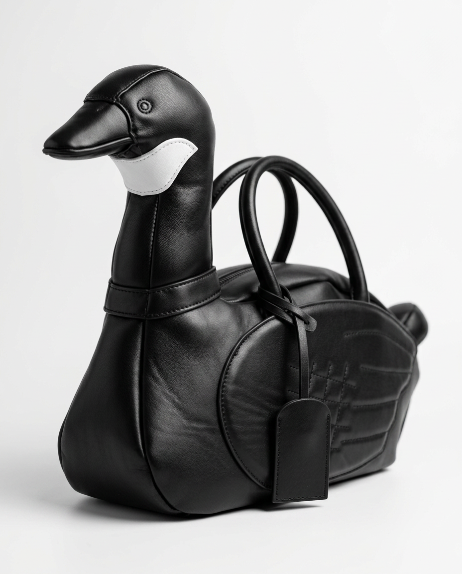 Cygne Noir Bag in Vegan Leather