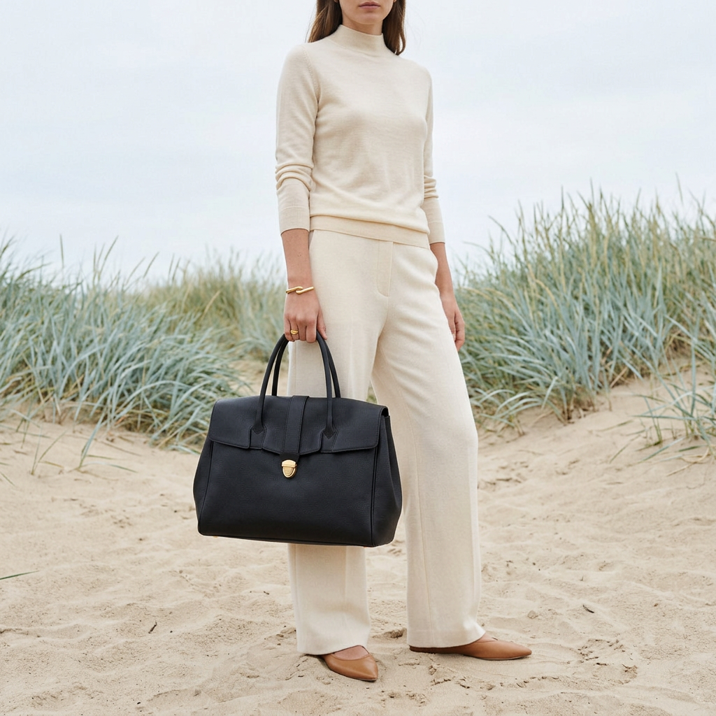 Mathilde Tote in Pure Leather
