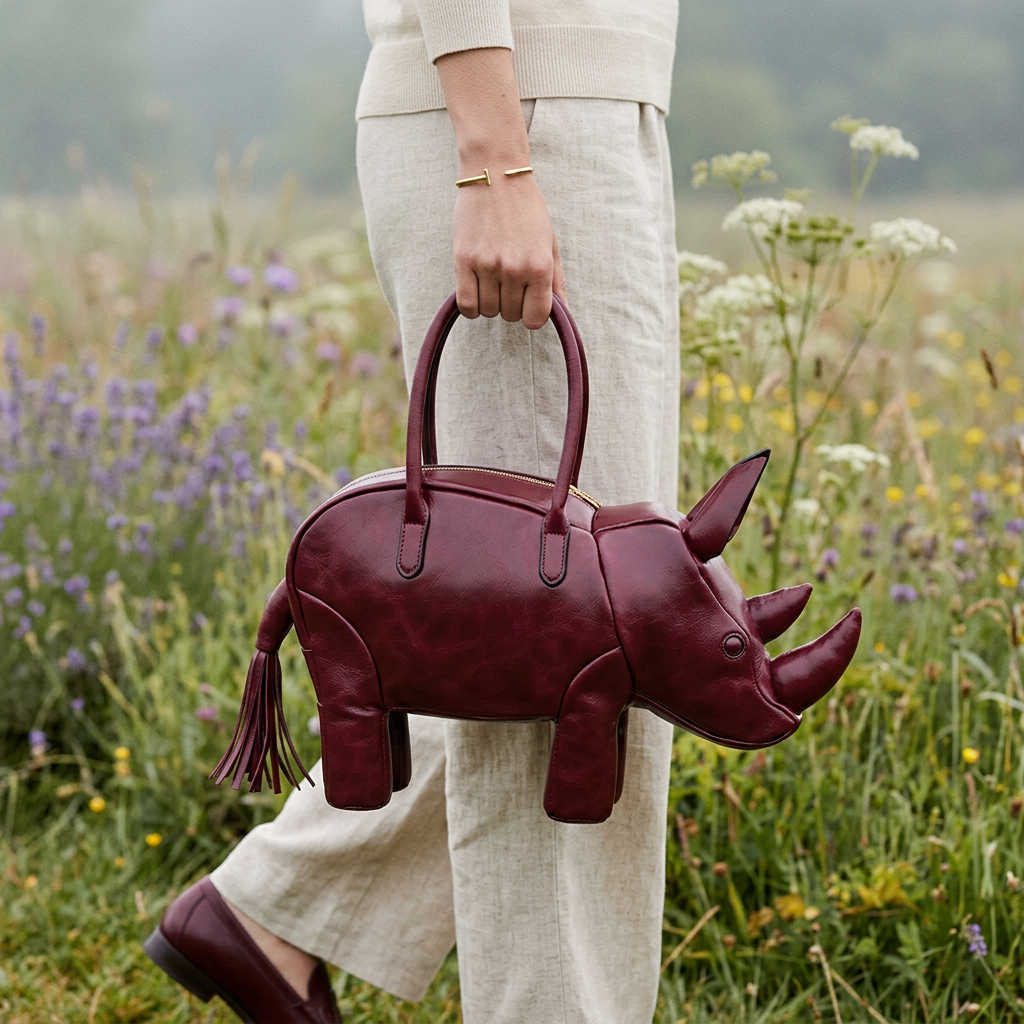 Rocco Rhino Bag in Vegan leather