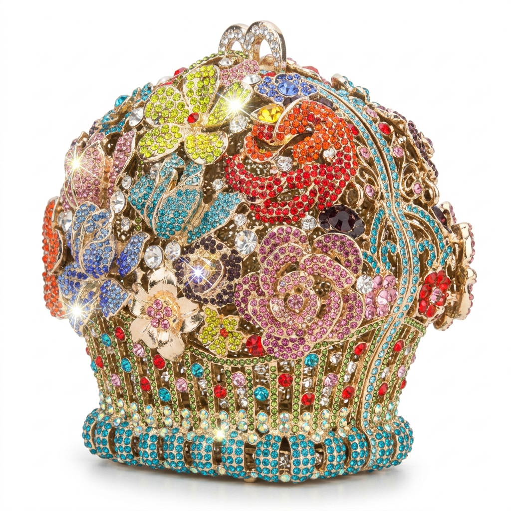 Garden Crystal Clutch