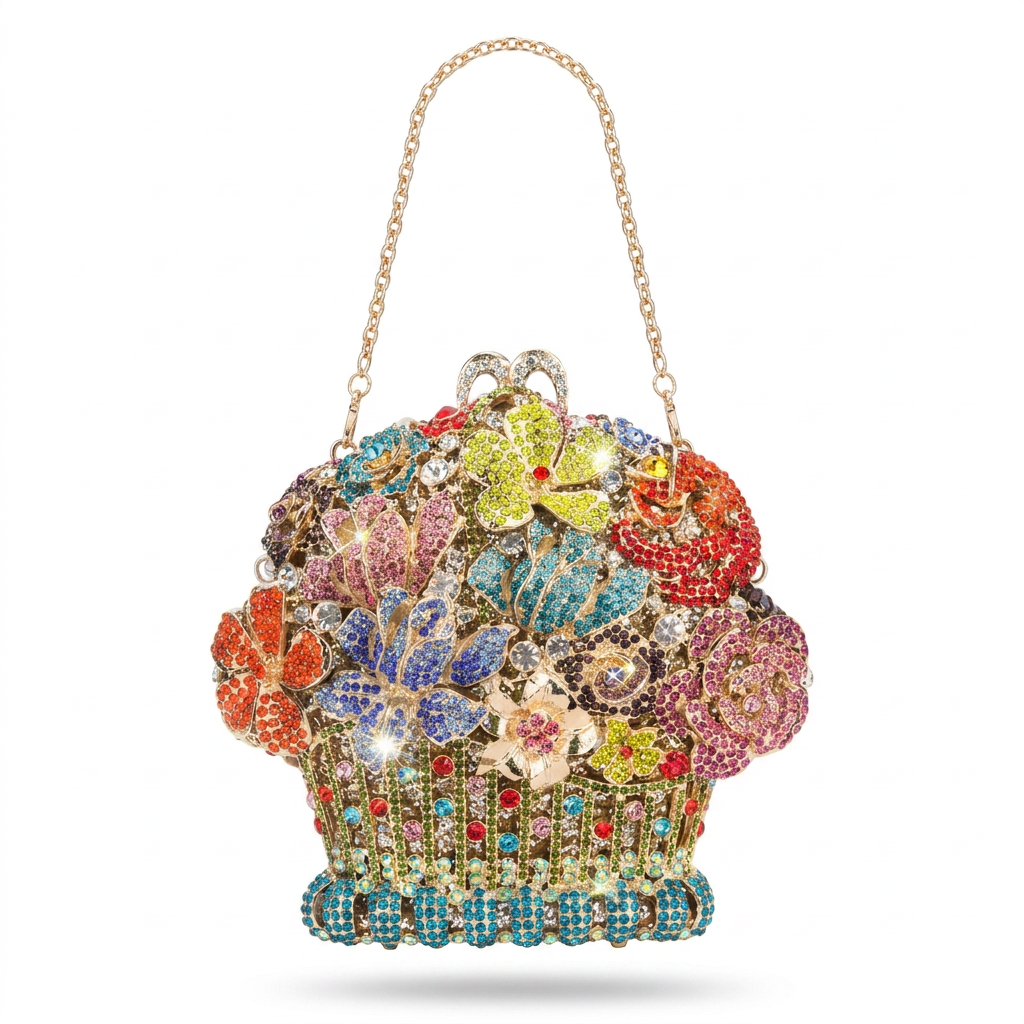 Garden Crystal Clutch