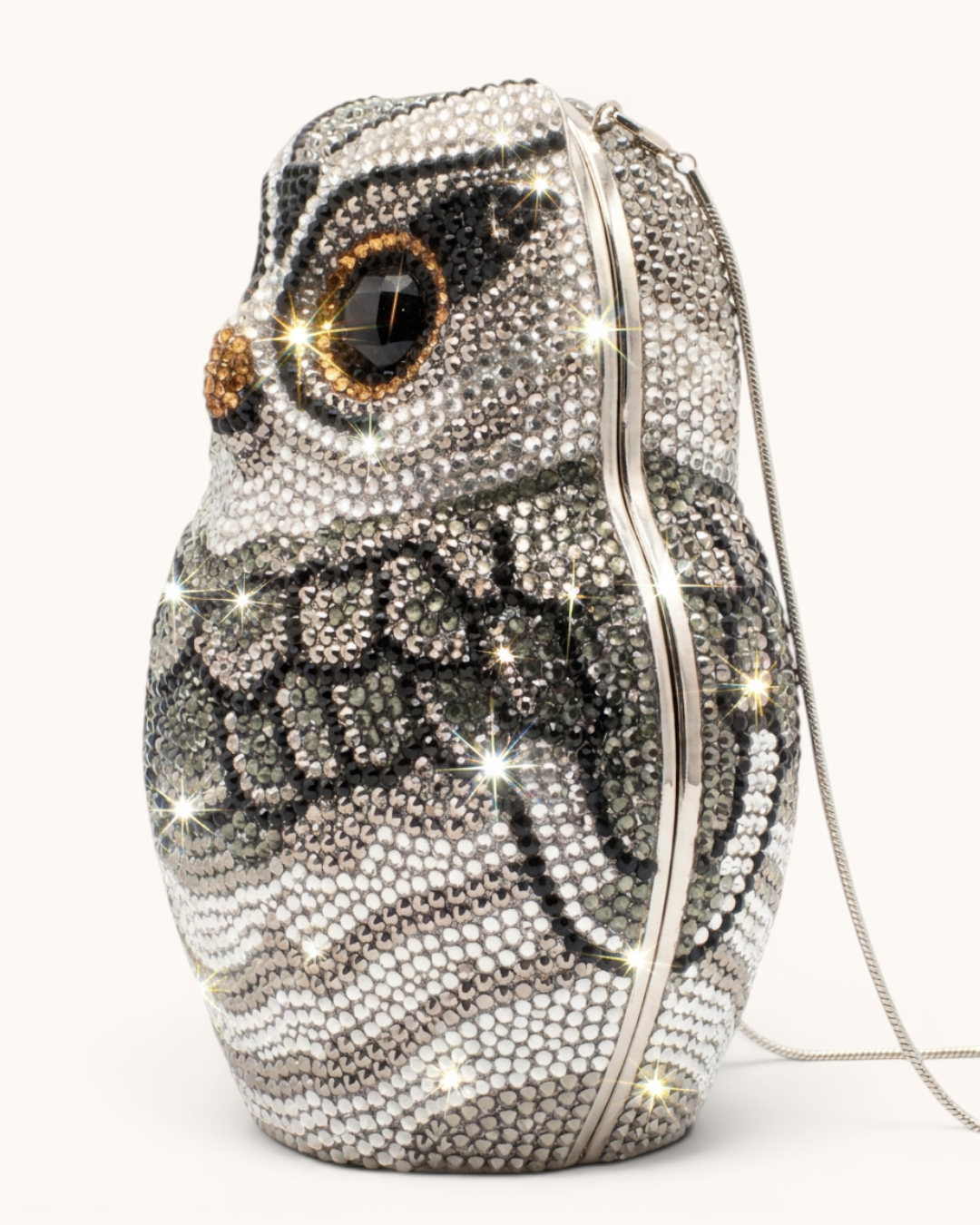 Nightwatch Owl Crystal Clutch