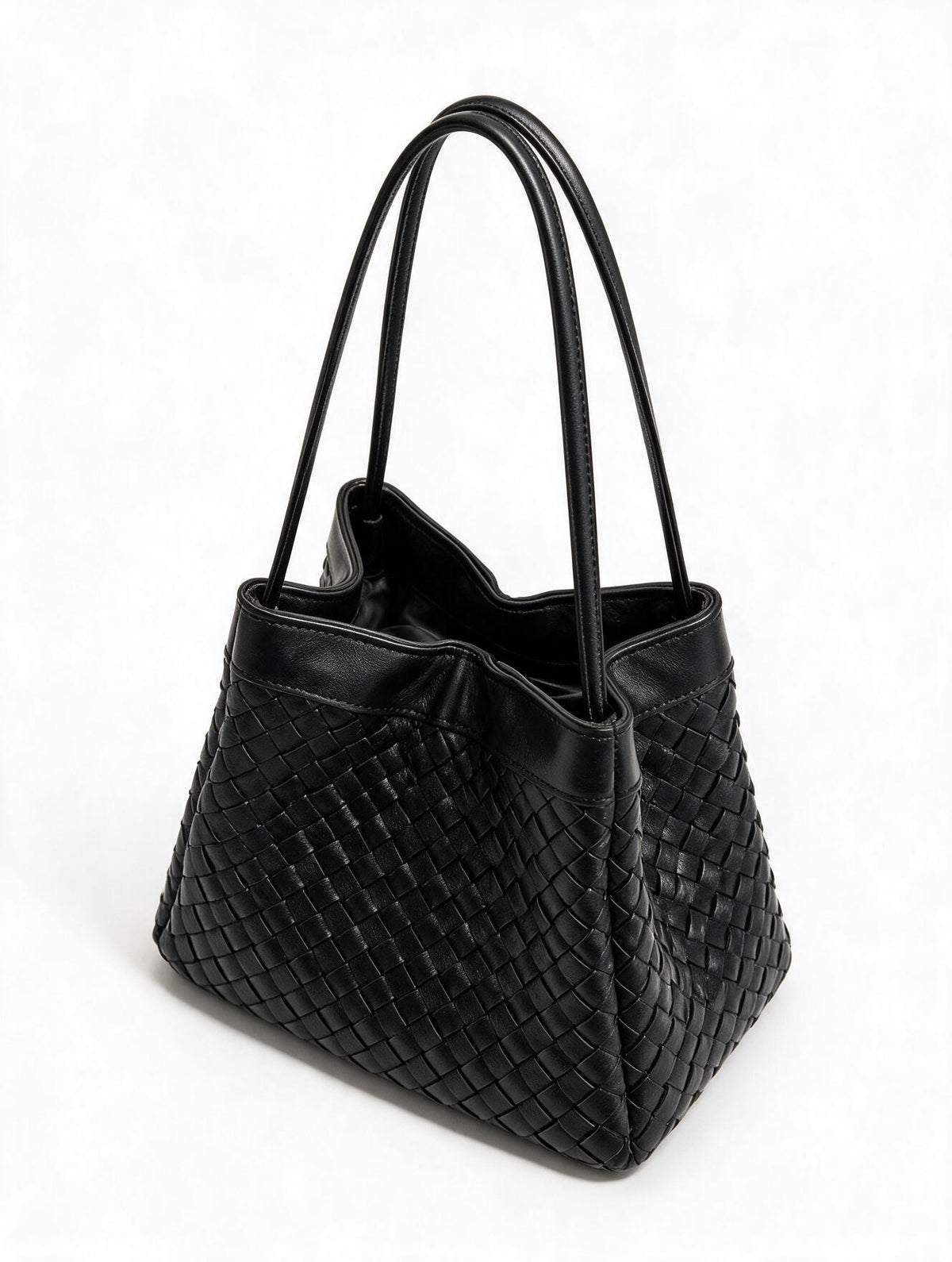 Luna Handbag in Pure Leather - 2 in 1 silhouette