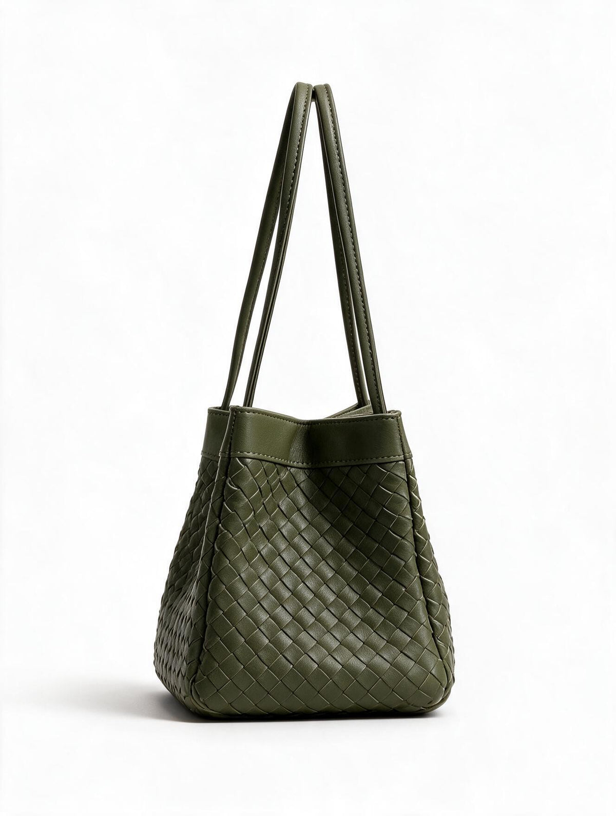 Luna Handbag in Pure Leather - 2 in 1 silhouette