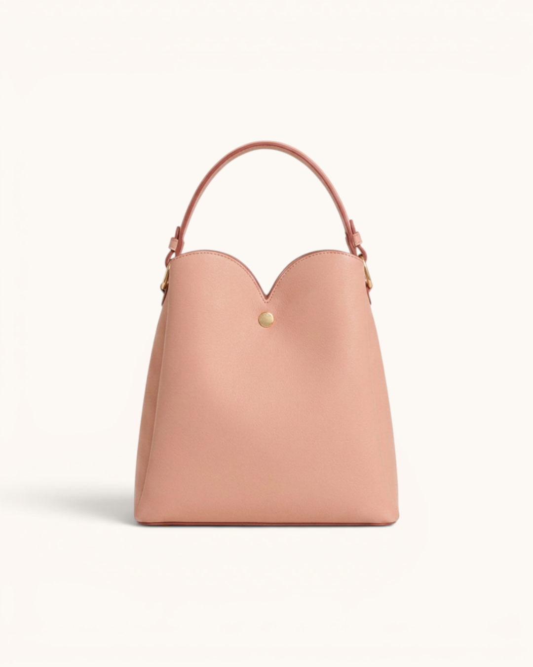 Heartstring Bucket Bag in Vegan Leather