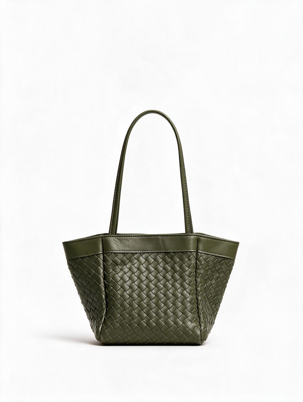 Luna Handbag in Pure Leather - 2 in 1 silhouette