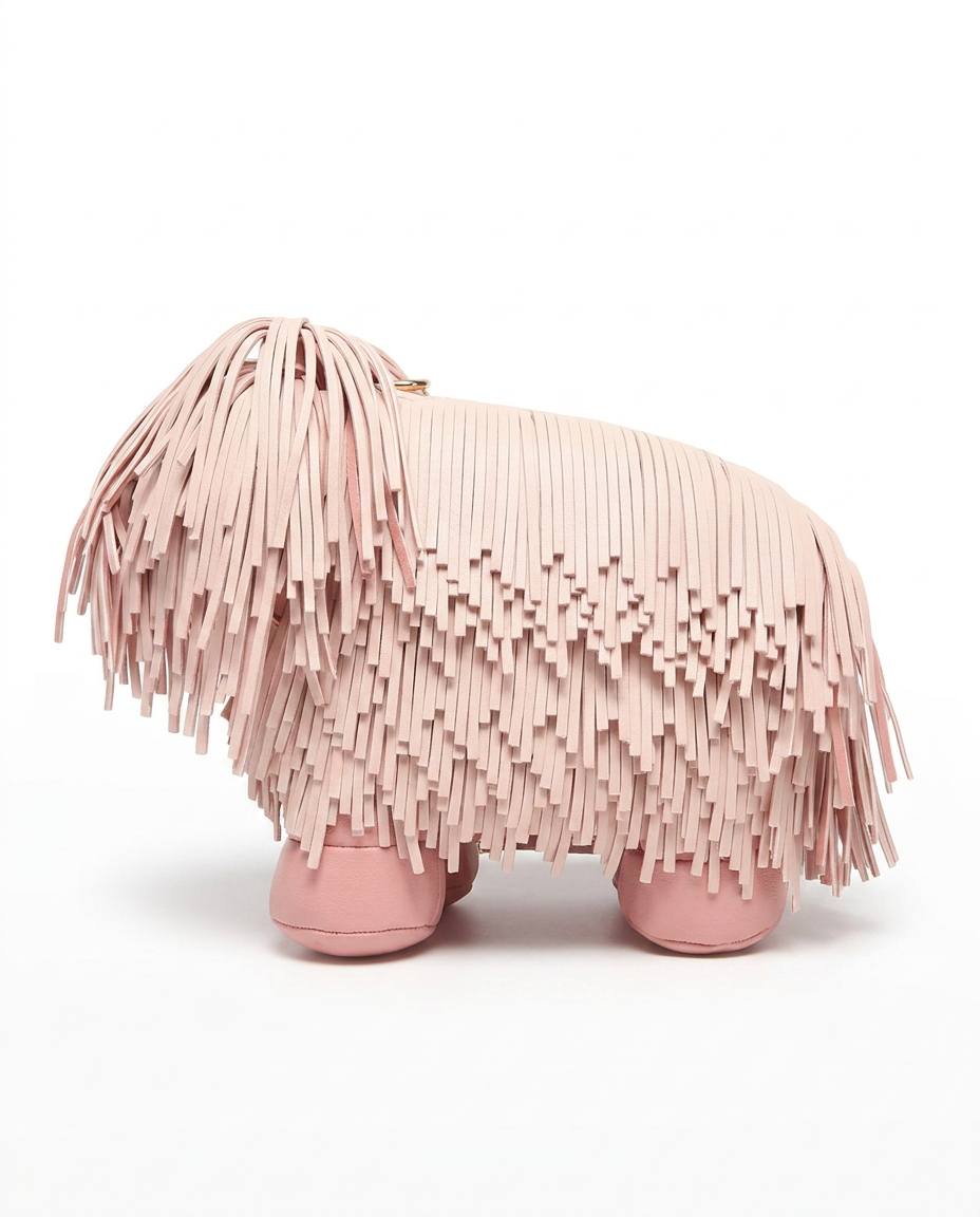 Fringe Pup Couture Bag