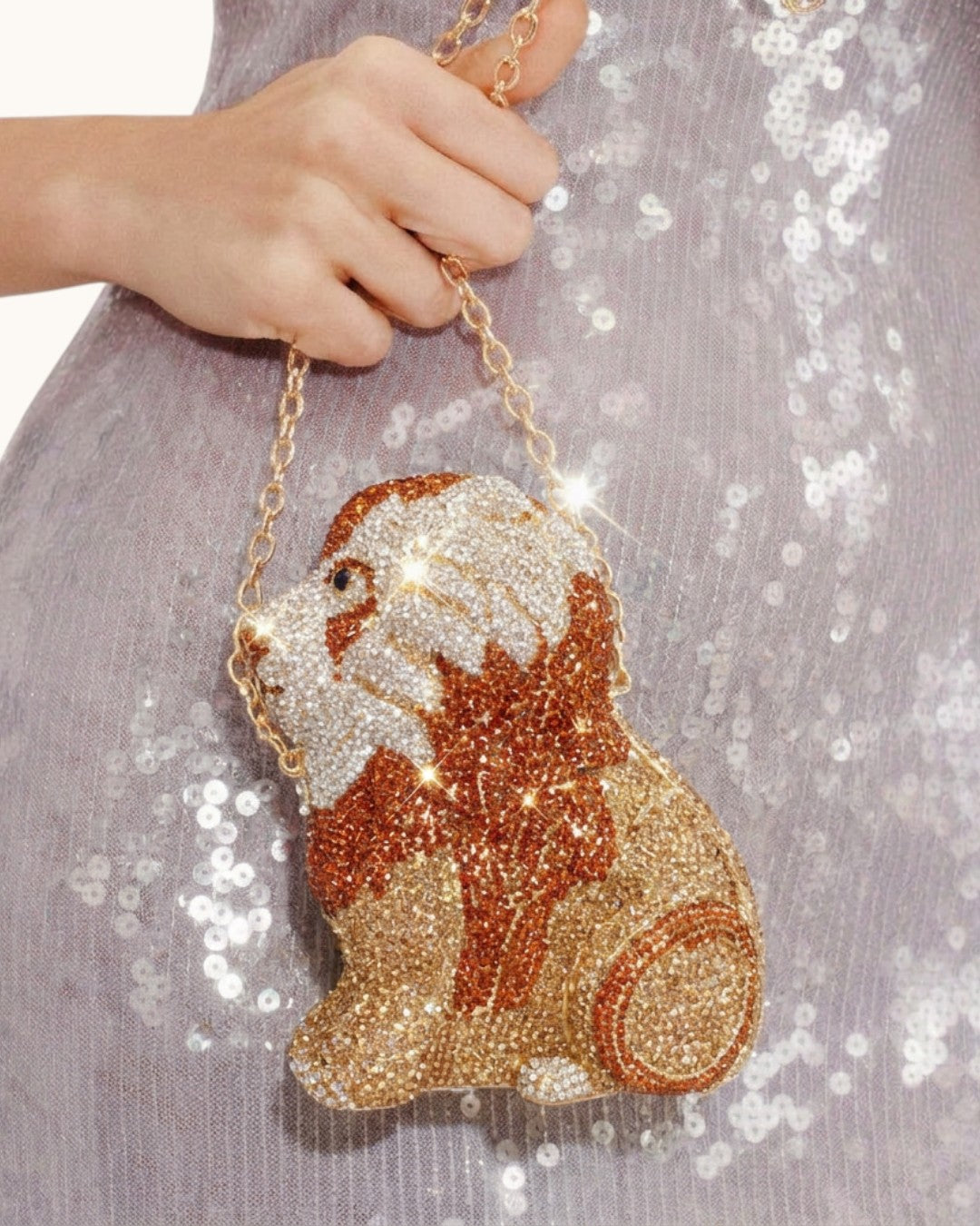 Regal Crystal Clutch