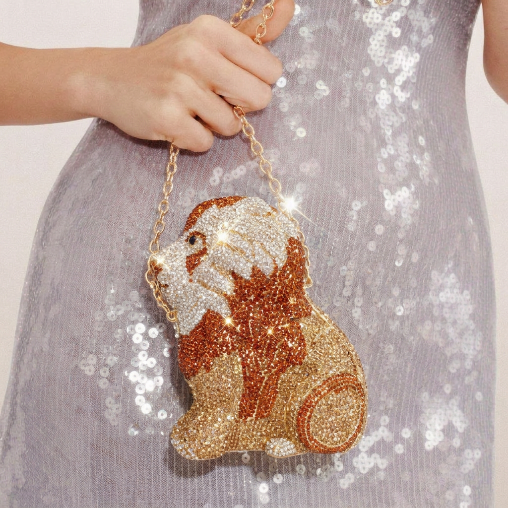 Regal Crystal Clutch