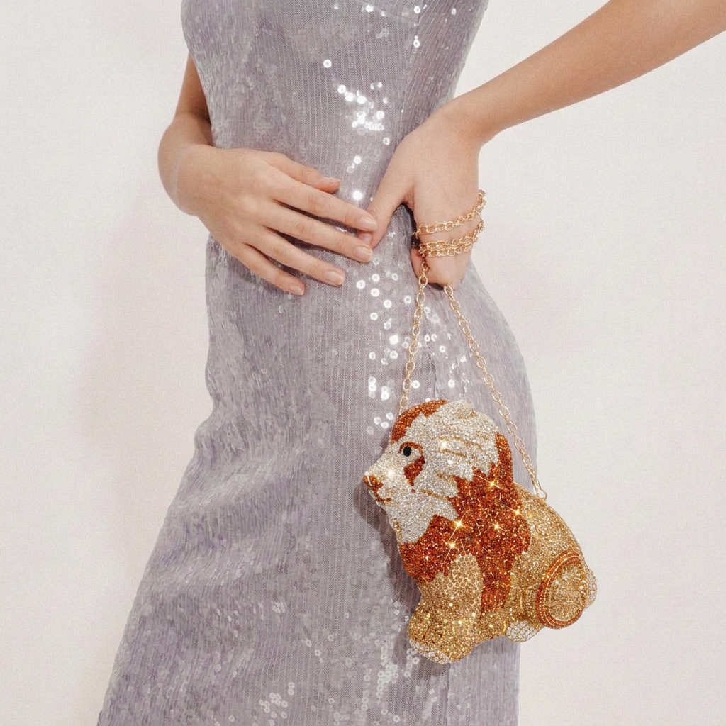 Regal Crystal Clutch