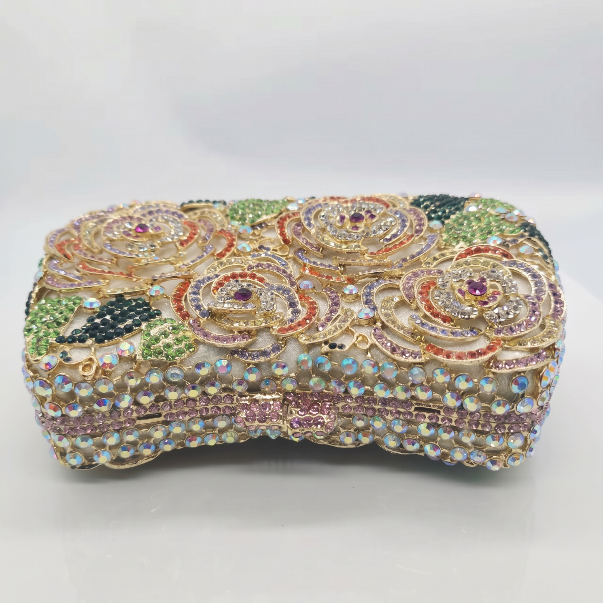 Camellia Crystal Clutch