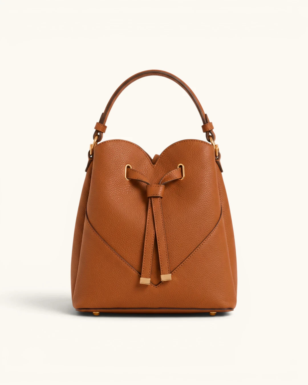Heartstring Bucket Bag in Vegan Leather