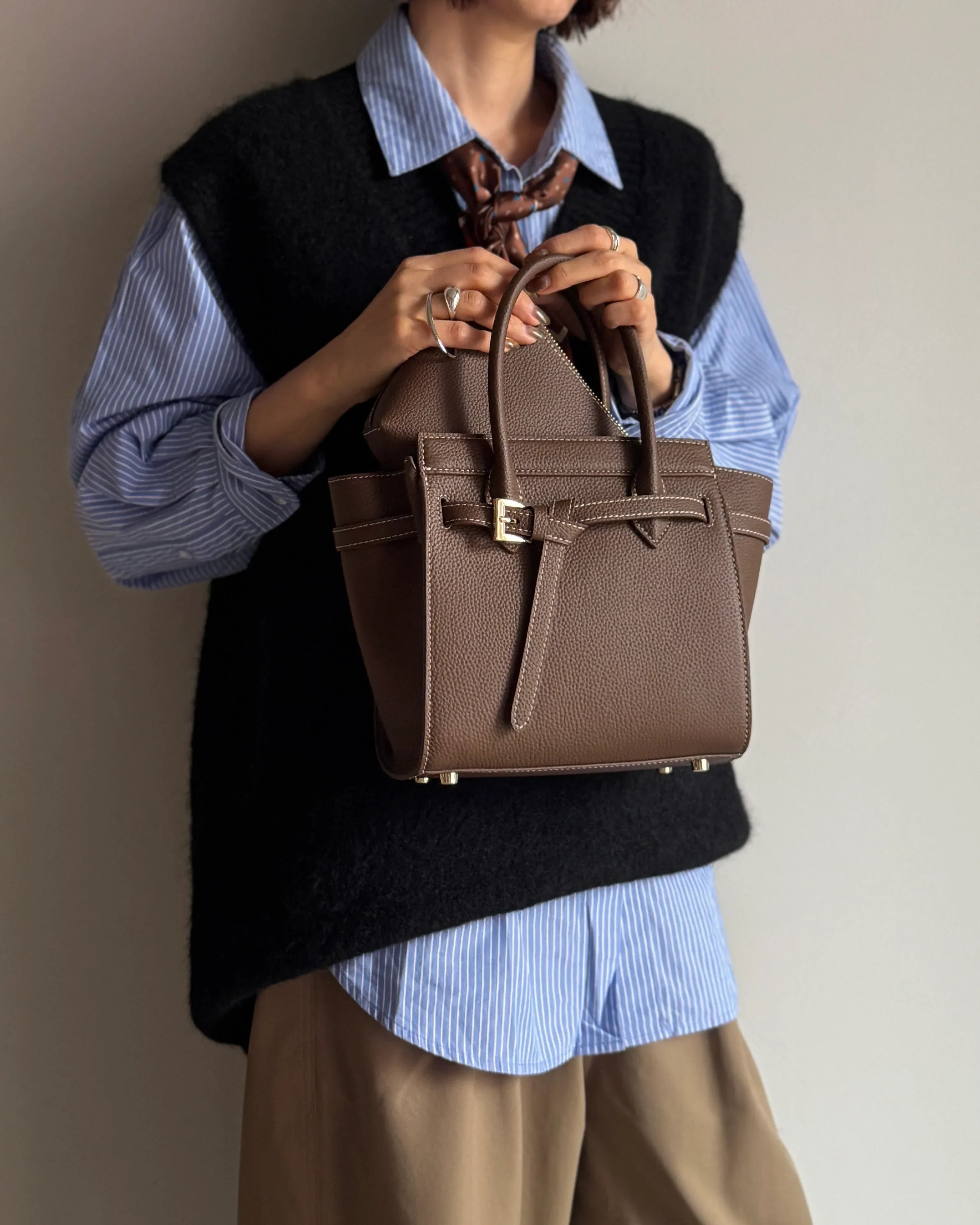 Celenia Handbag Pure Leather